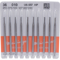 Stahlbohrer 36, acél-fúró, ISO 010, HP, 10 darab