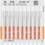 Stahlbohrer 36, acél-fúró, ISO 016, HP, 10 darab
