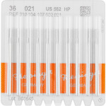Stahlbohrer 36, acél-fúró, ISO 021, HP, 10 darab