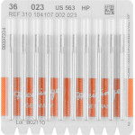 Stahlbohrer 36, acél-fúró, ISO 023, HP, 10 darab