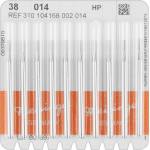 Stahlbohrer 38, acél-fúró, ISO 014, HP, 10 darab
