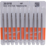 Stahlbohrer 38, acél-fúró, ISO 018, HP, 10 darab