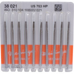 Stahlbohrer 38, acél-fúró, ISO 021, HP, 10 darab