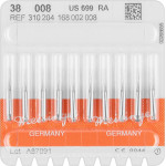 Stahlbohrer 38, acél-fúró, ISO 008, RA, 10 darab