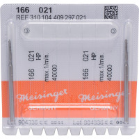 Chirurgie Fräser 166 - 2 darabos csomag, HP, Figur 409, ISO 021 - 310 104 409 297 021
