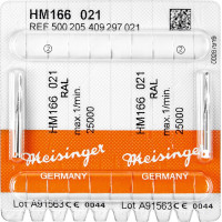 Chirurgie Fräser HM 166 - 2 darabos csomag, RAL, Figur 409, 11 mm, ISO 021 - 500 205 409 297 021