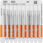 Kreissäge 231, kerek csiszoló, ISO 023, HP, 10 darab