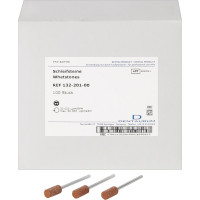 Schleifsteine, 10 darab, braun, zylindrisch, weich, mittel