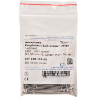 remanium® Knopfanker, 10 darab, Ø 0,90 mm