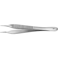 Anatomische Pinzetten nach Adson Micro - 1 db, gerade, feingliedrig, gerieft, 150 mm - BD223R