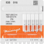 Diamanten 835, gyémántcsiszoló, kék, ISO 016, FG, 5 darab