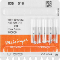 Diamanten 835, gyémántcsiszoló, kék, ISO 016, FG, 5 darab