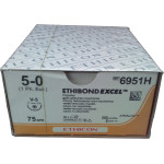 ETHIBOND EXCEL - 36 darabos csomag, zöld, 75 cm, V5, USP 5-0, Stärke 1 - 6951H