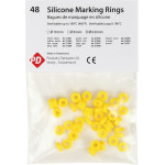 Markierungsringe - 48 darabos csomag, sárga, Ø 6,8 mm - 21342 Markierungsringe - 48 darabos csomag, sárga, Ø 6,8 mm - 21342