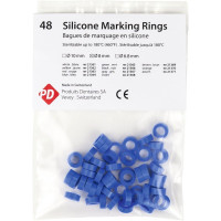 Markierungsringe - 48 darabos csomag, kék, Ø 8 mm - 21364 Markierungsringe - 48 darabos csomag, kék, Ø 8 mm - 21364