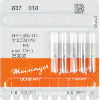 Diamanten 837, gyémántcsiszoló, kék, ISO 018, FG, 5 darab