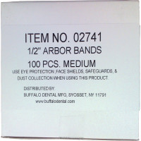 Arbor Bands, Csiszolókő, szereletlen közepes, L (nagy), 100 darab