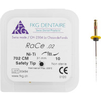 FKG RaCe gyökércsatorna tágító, gépi, 31 mm ISO 010, 2%, 5 darab