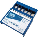Omni (ISO 40), Papírcsúcs, ISO 40 sterilen csomagolva, fehér, Papír, 200 darab