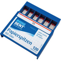 Omni (ISO 55), Papírcsúcs, ISO 55 sterilen csomagolva, fehér, Papír, 120 darab