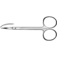 Zahnfleischscheren - 1 db, 802D/12, 120 mm, gebogen, gezahnt - 802D/12