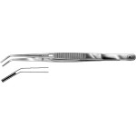 Zahnpinzetten - 1 db, 155 mm, mit Schloss - HSC 030-15