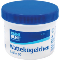 Wattekügelchen - tégely 4 g Ø 4 mm, méret 00 - 55482
