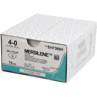 MERSILENE - 36 darabos csomag, zöld, 75 cm, SH1 PLUS, USP 4-0, Stärke 1,5 - EH7385H