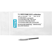 S-U-Wachsmesser - Stück groß, ca. 6 mm breit - 30105