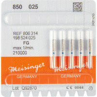 Diamanten 850, gyémántcsiszoló, kék, ISO 025, FG, 5 darab