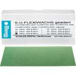 S-U-Flexiwachs Packung 15 darab, geadert, Stärke 0,4 mm S-U-Flexiwachs Packung 15 darab, geadert, Stärke 0,4 mm