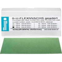 S-U-Flexiwachs Packung 15 darab, geadert, Stärke 0,4 mm S-U-Flexiwachs Packung 15 darab, geadert, Stärke 0,4 mm