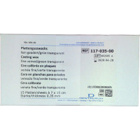 Öntoviasz, (150 x 70 x 0,35 mm), Lapok, finom, standard, 15 darab Öntoviasz, (150 x 70 x 0,35 mm), Lapok, finom, standard, 15 darab
