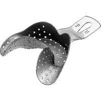 Ehricke-féle Lenyomatkanál - 1 db, alsó méret PU/2, perforált - 400PU/2