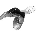 Ehricke-féle Lenyomatkanál - 1 db, alsó méret PU/3, perforált - 400PU/3