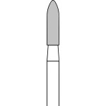 Midis (ISO 23), Labor frézer (Keresztfogazás), Kézidarab (HP, Ø 2,35 mm, ISO 104, 44,5 mm) ISO 23 finom, Keresztfogazás, Keményfém, 8,5 mm, 2 darab