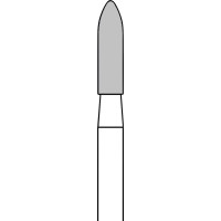 Midis (ISO 23), Labor frézer (Keresztfogazás), Kézidarab (HP, Ø 2,35 mm, ISO 104, 44,5 mm) ISO 23 finom, Keresztfogazás, Keményfém, 8,5 mm, 2 darab