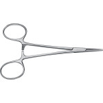 Arterienklemme nach Halsted-Mosquito - 1 db, 1254, 125 mm, gerade - 1254