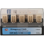 IPS Empress® CAD A-D for CEREC - 5 darabos csomag, méret I10, A1 HT - 602510 IPS Empress® CAD A-D for CEREC - 5 darabos csomag, méret I10, A1 HT - 602510