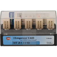 IPS Empress® CAD A-D for CEREC - 5 darabos csomag, méret I10, A1 HT - 602510