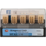 IPS Empress® CAD A-D for CEREC - 5 darabos csomag, méret I10, A3 HT - 602512 IPS Empress® CAD A-D for CEREC - 5 darabos csomag, méret I10, A3 HT - 602512