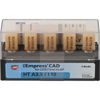 IPS Empress® CAD A-D for CEREC - 5 darabos csomag, méret I10, A3,5 HT - 602513