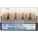 IPS Empress® CAD A-D for CEREC - 5 darabos csomag, méret I10, C2 HT - 602517