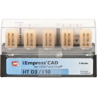 IPS Empress® CAD A-D for CEREC - 5 darabos csomag, méret I10, D3 HT - 602518