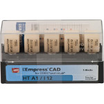 IPS Empress® CAD A-D for CEREC - 5 darabos csomag, méret I12, A1 HT - 602520