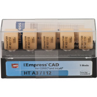 IPS Empress® CAD A-D for CEREC - 5 darabos csomag, méret I12, A3 HT - 602522