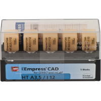 IPS Empress® CAD A-D for CEREC - 5 darabos csomag, méret I12, A3,5 HT - 602523
