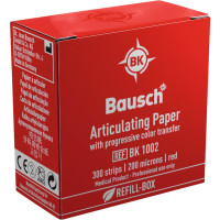 Artikulationspapier 200 µ - Nachfüll-Box 300 db piros, gerade, BK 1002 - BK 1002