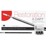 A-DAPT™ - csomag Edelstahlgriff gerade, 2 bürstenförmige Spitzen - 20240