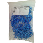 Cotton Clip - 100 darabos csomag, kék, műanyag - 605350